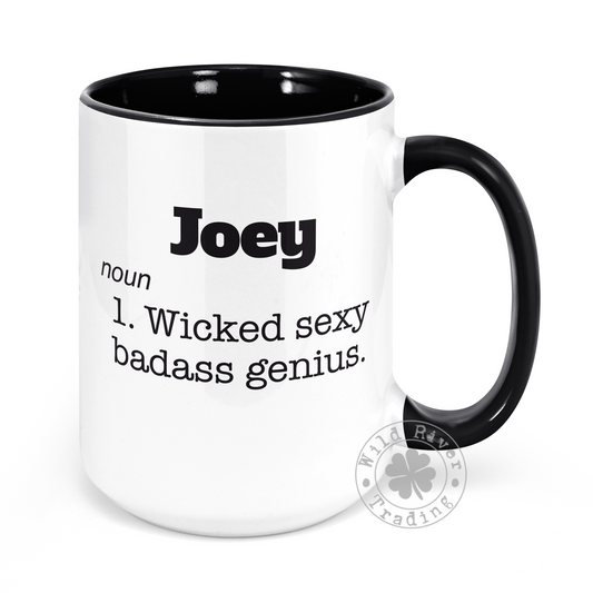Name Definition Wicked Sexy Badass Mug